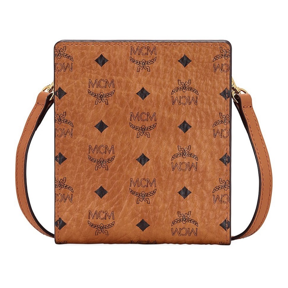 MCM Monogram Print Wallet Crossbody